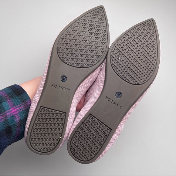 Rothy's The Point Shoes in Pink Size 8.5 - Picture 3 of 6